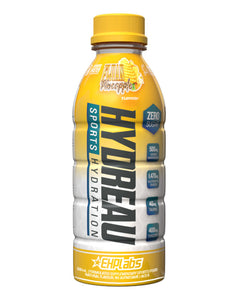 EHPlabs HYDREAU Sports Hydration in Kiwi Strawberry flavour – 500ml green bottle with zero sugar label
