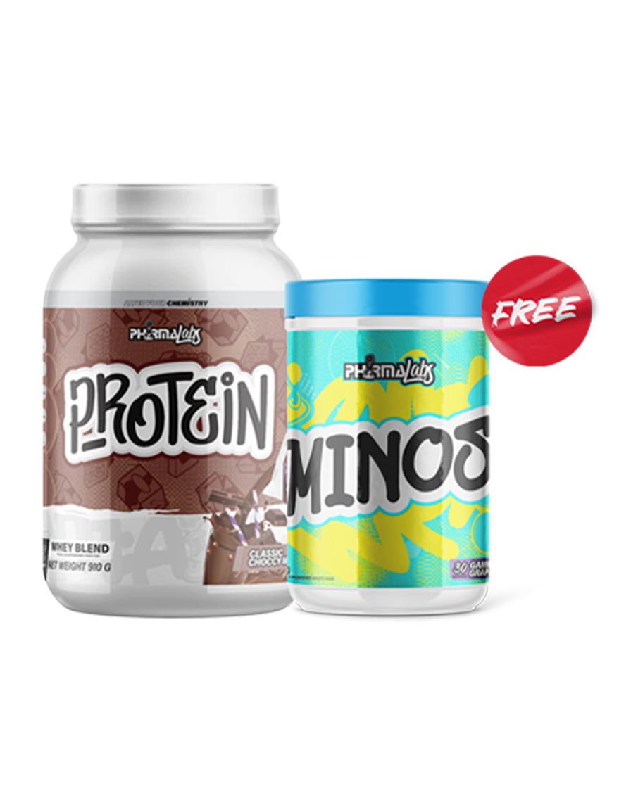 FREE Minos when you buy Protein by PharmaLabs Feature Image