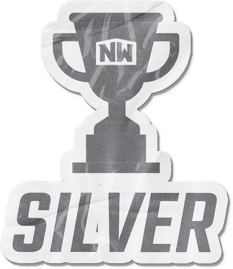 Silver trophy