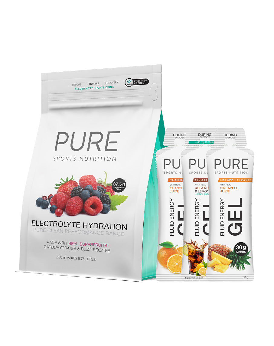 Free Gels with Electrolyte Hydration by Pure Sports Nutrition Feature Image