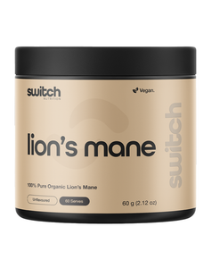 100% Pure Lions Mane by Switch Nutrition