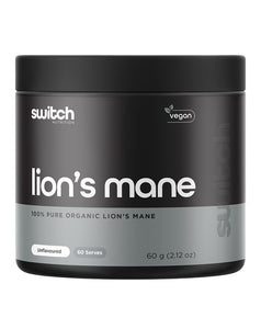 100% Pure Lions Mane by Switch Nutrition
