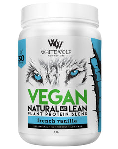 Vegan Natural & Lean Plant Protein by White Wolf Nutrition