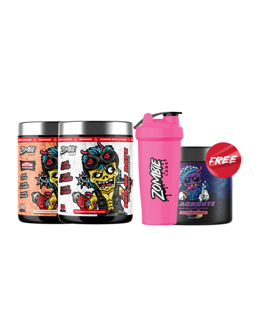 FREE Shaker & Blackoutz (5 Serves) when you buy End Of Days Feature Image